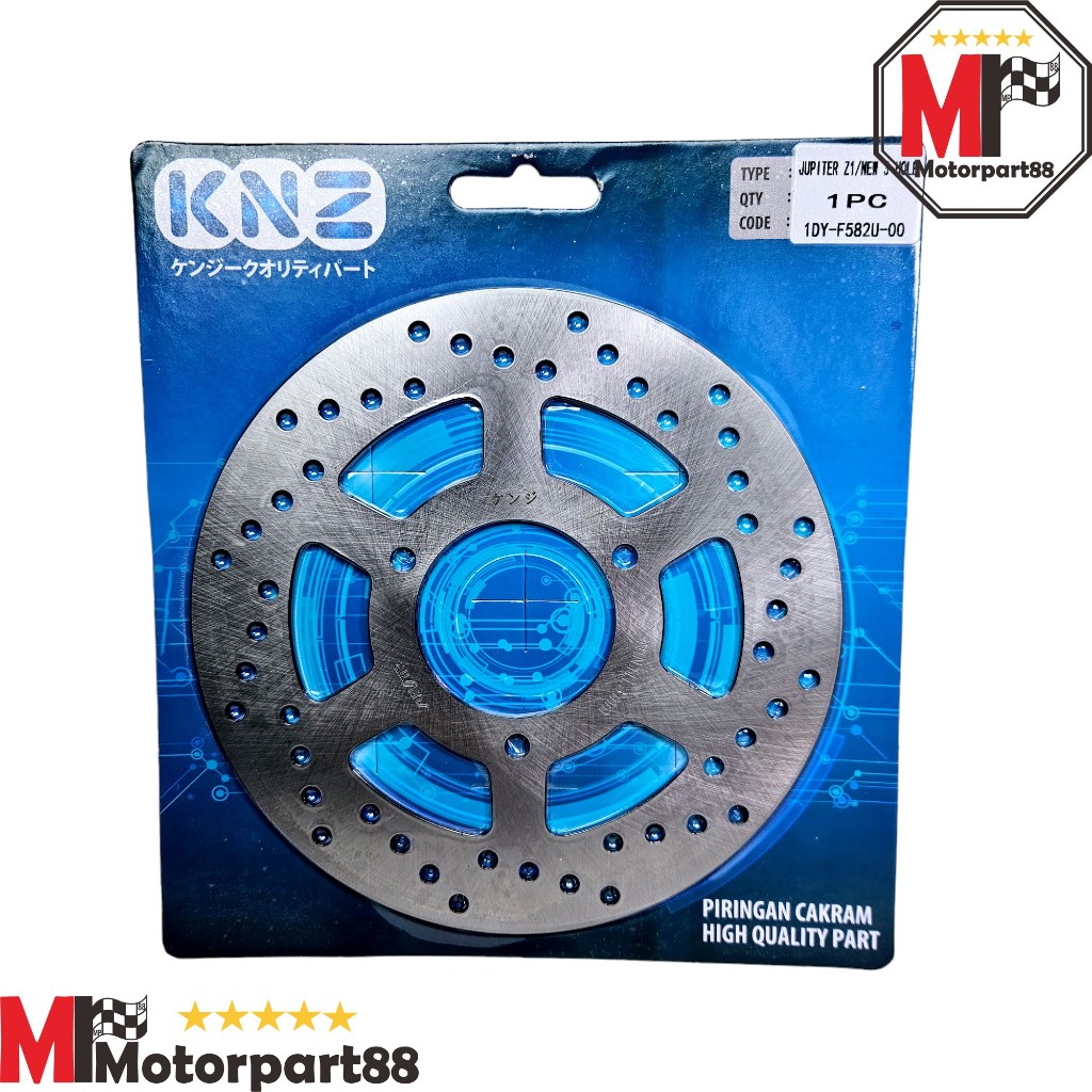 PIRINGAN DISC CAKRAM REM DEPAN JUPITER Z1 3 LUBANG BAUT VEGA FORCE KNZ