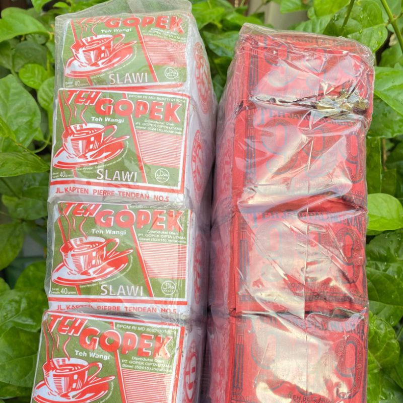 

TEH GOPEK DAN 999 ISI 2 SLOP X 20 PCS | Teh Tubruk Indonesia