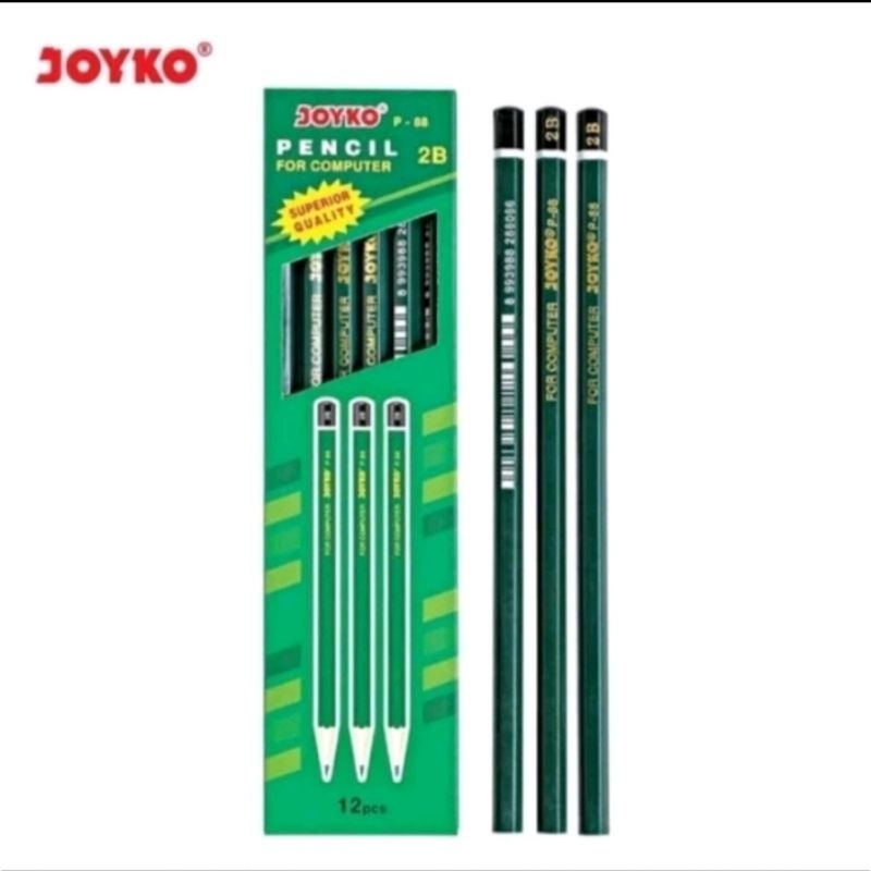 

1PACK PENSIL JOYKO P-88 PENSIL KAYU JOYKO 2B
