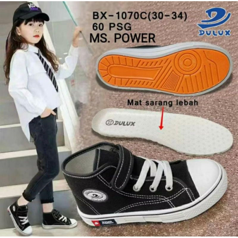 SEPATU SNEAKER ANAK DULUX SIZE 28-32 UNISEX SEPATU SEKOLAH ANAK SEPATU CASUAL ANAK