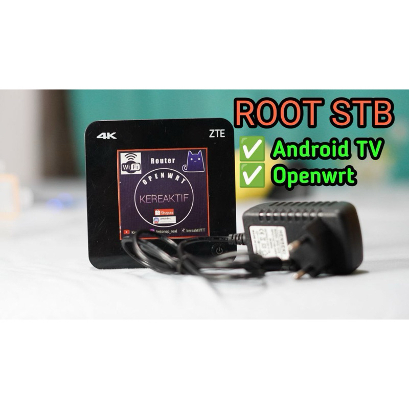 ROOT STB ZTE B860H ram 1+2 STB hg680p Flash root ke Openwrt untuk injeck kuota