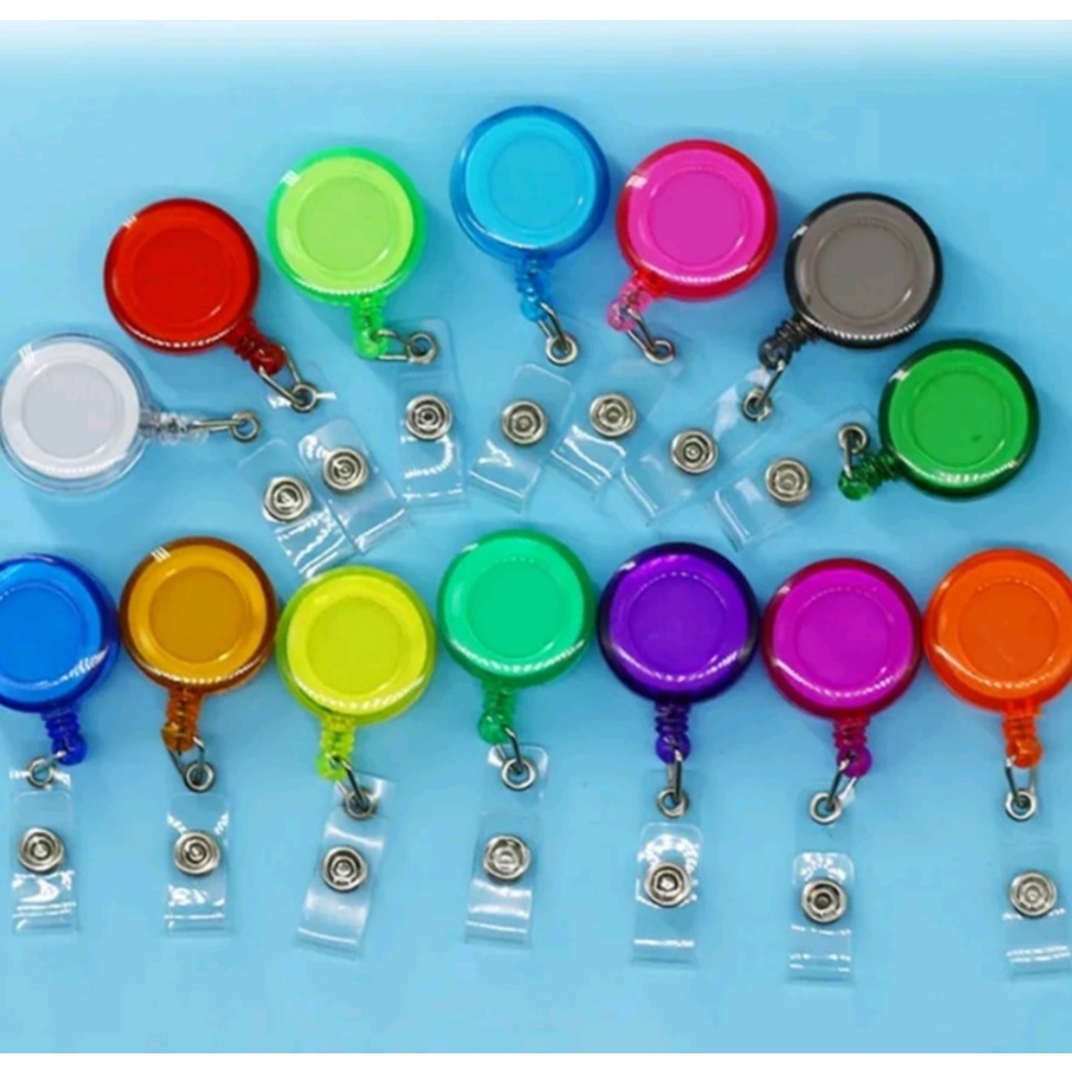 

Tali Id Card Transparant Tarik Yoyo Lanyard Name Tag