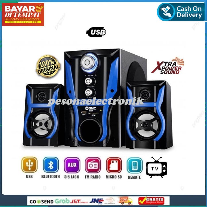 TERBARU SPEAKER AKTIF GMC BLUETOOTH SPEAKER 888K PROMO HARGA TERMURAH