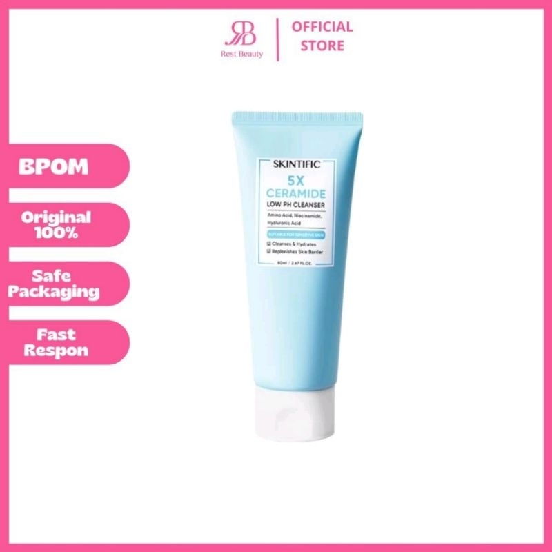 SKINTIFIC - Skintific 5x Ceramide Low pH Cleanser 80gr