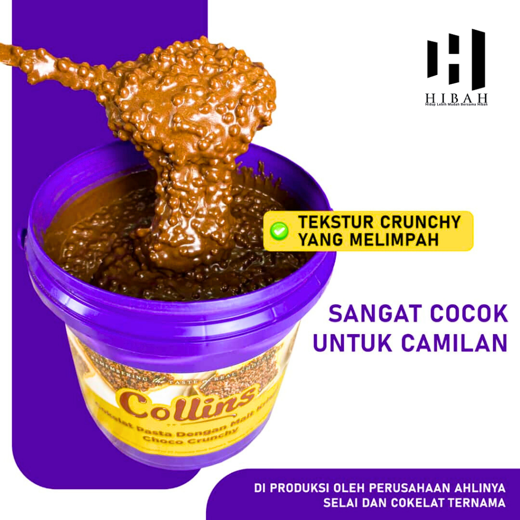 

p4yu COLLINS CHOCO CRUNCHY 1 KG