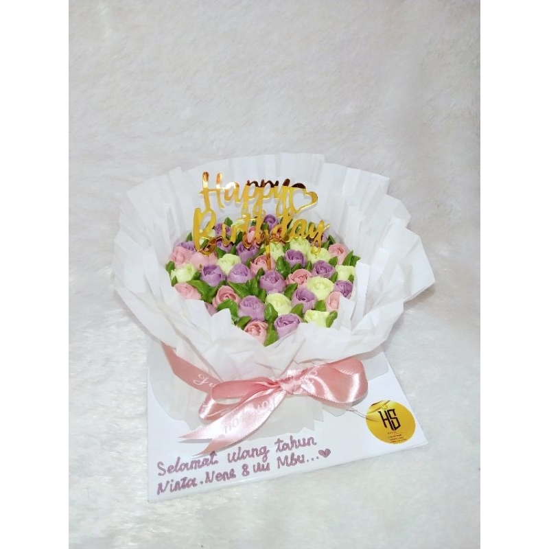 

Bouquet Flower Cake/Bouquet kue Bunga