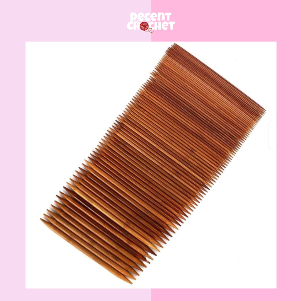 Decent Crochet - DPN 20cm SET - Knitting Needle/ Jarum Rajut/ Double Pointed Needle
