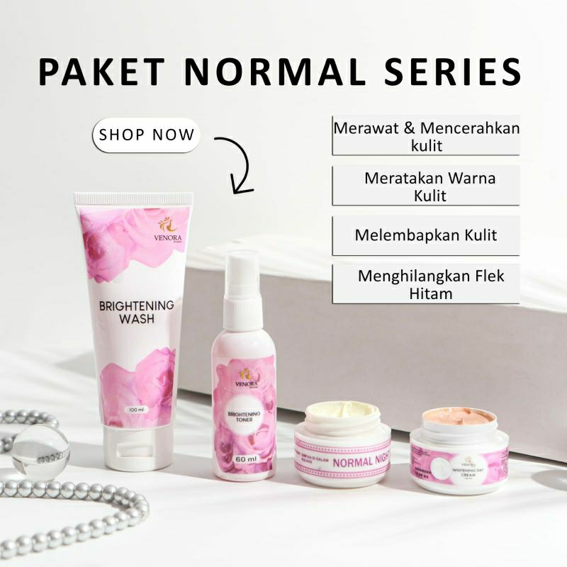 VENORA ECER PAKET BRIGHTENING (KULIT NORMAL)