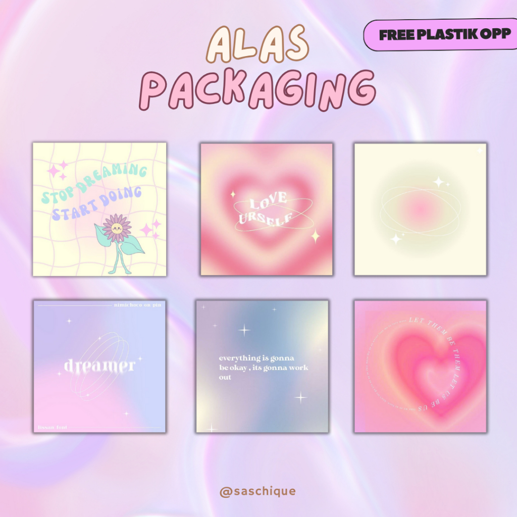 

[PART 1] Alas Packing Aksesoris Gelang / Cincin / Kalung / Mini Gift / Hadiah Ulang Tahun Aesthetic Free Plastik OPP