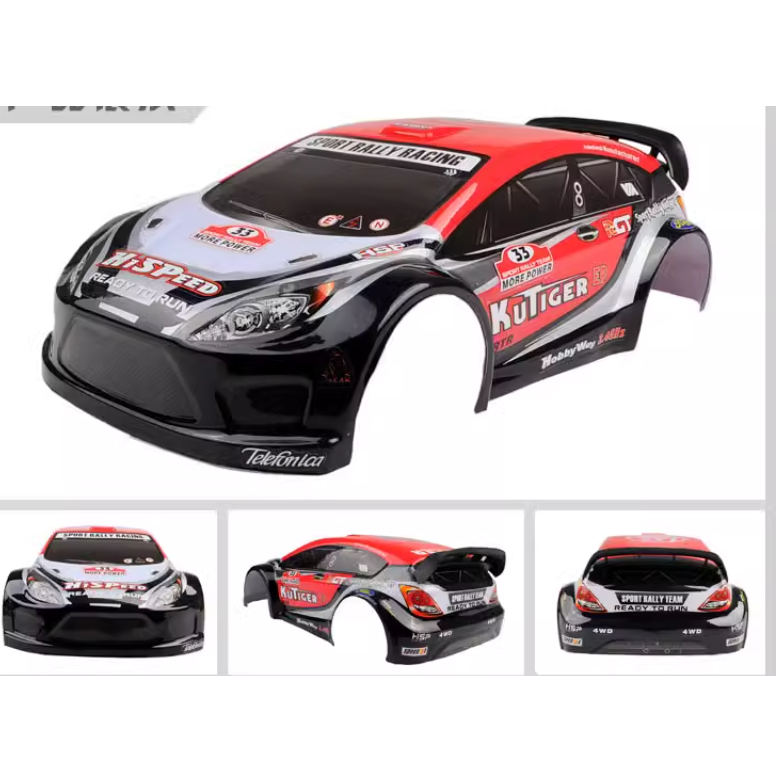 Body Shell Rc Car Rally Hsp Kutiger Original 1/10