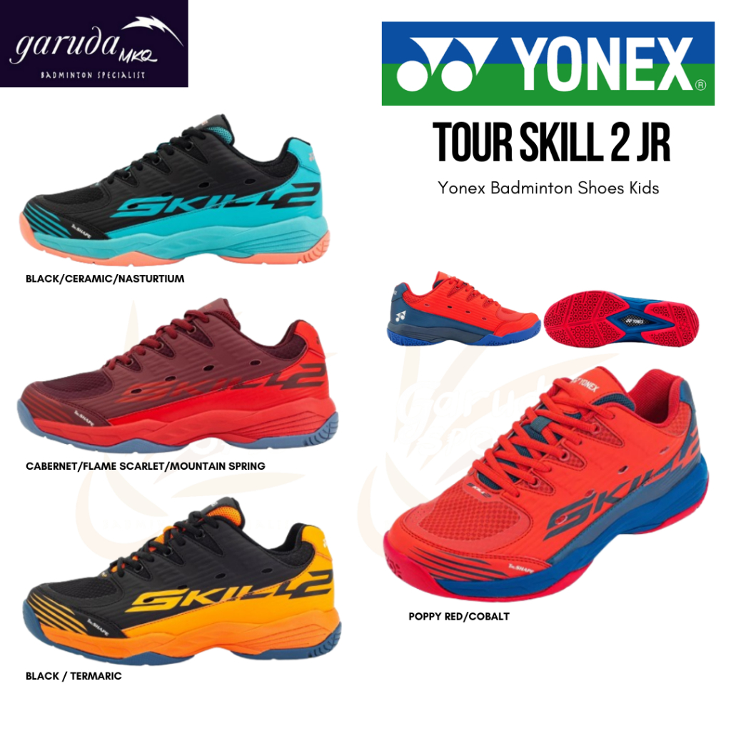 SEPATU BADMINTON YONEX TOUR SKILL 2 JR / YONEX TOUR SKILL 2 JUNIOR