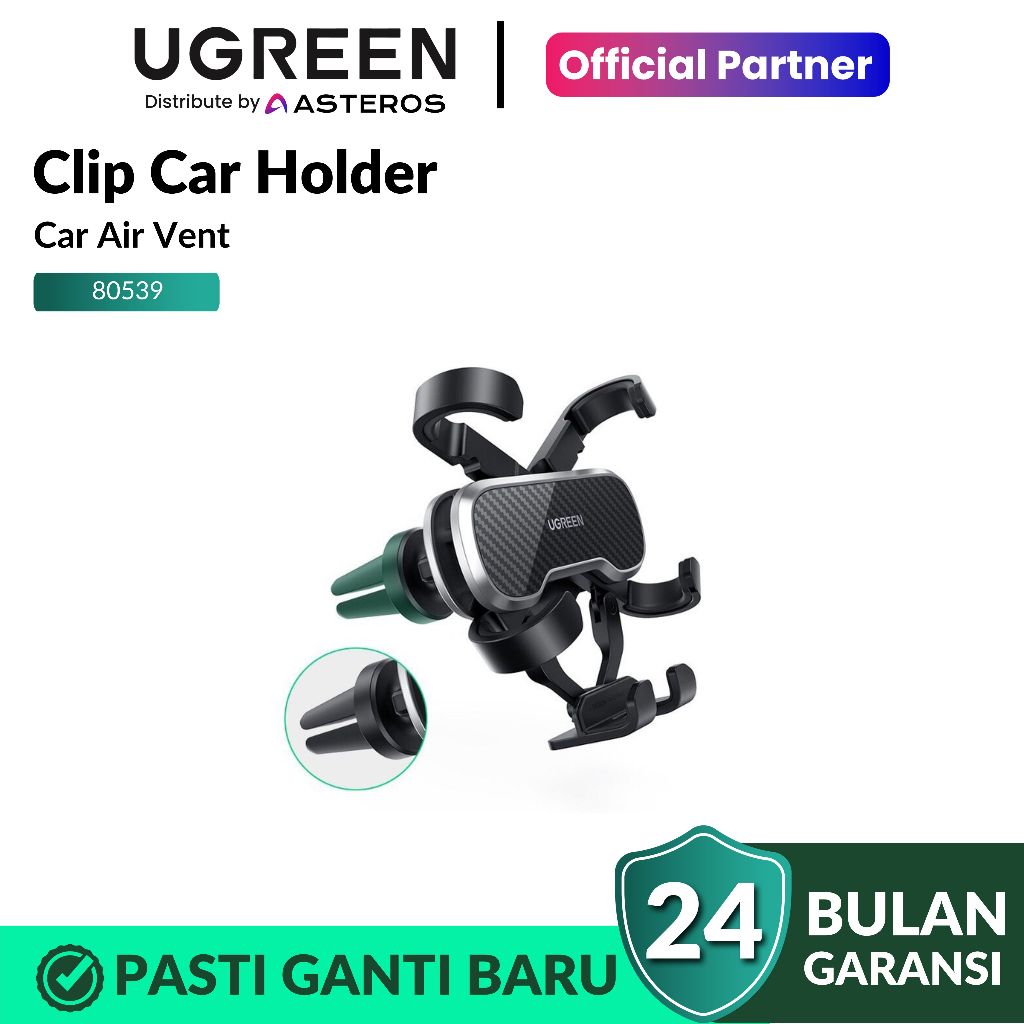 UGREEN Car Holder Mobil Ac Gravity Phone Stand Air Vent Clip 80539