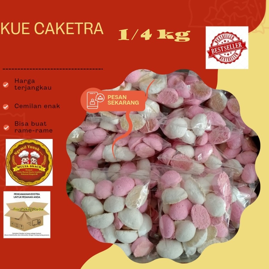 

Kue caketra 1/2kg / Kue caketra 500gr