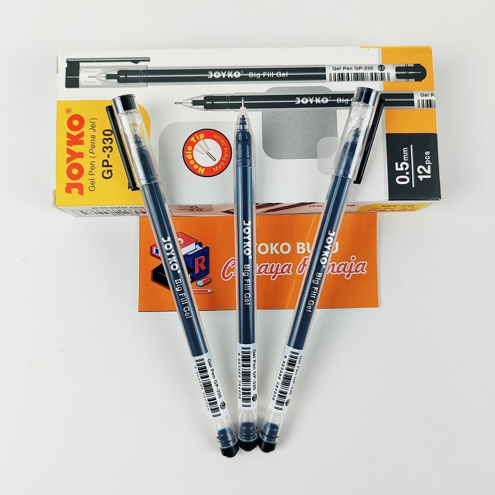 

Pulpen Joyko GP-330 Satuan Big Fill Gel Pena Gel Ballpoint