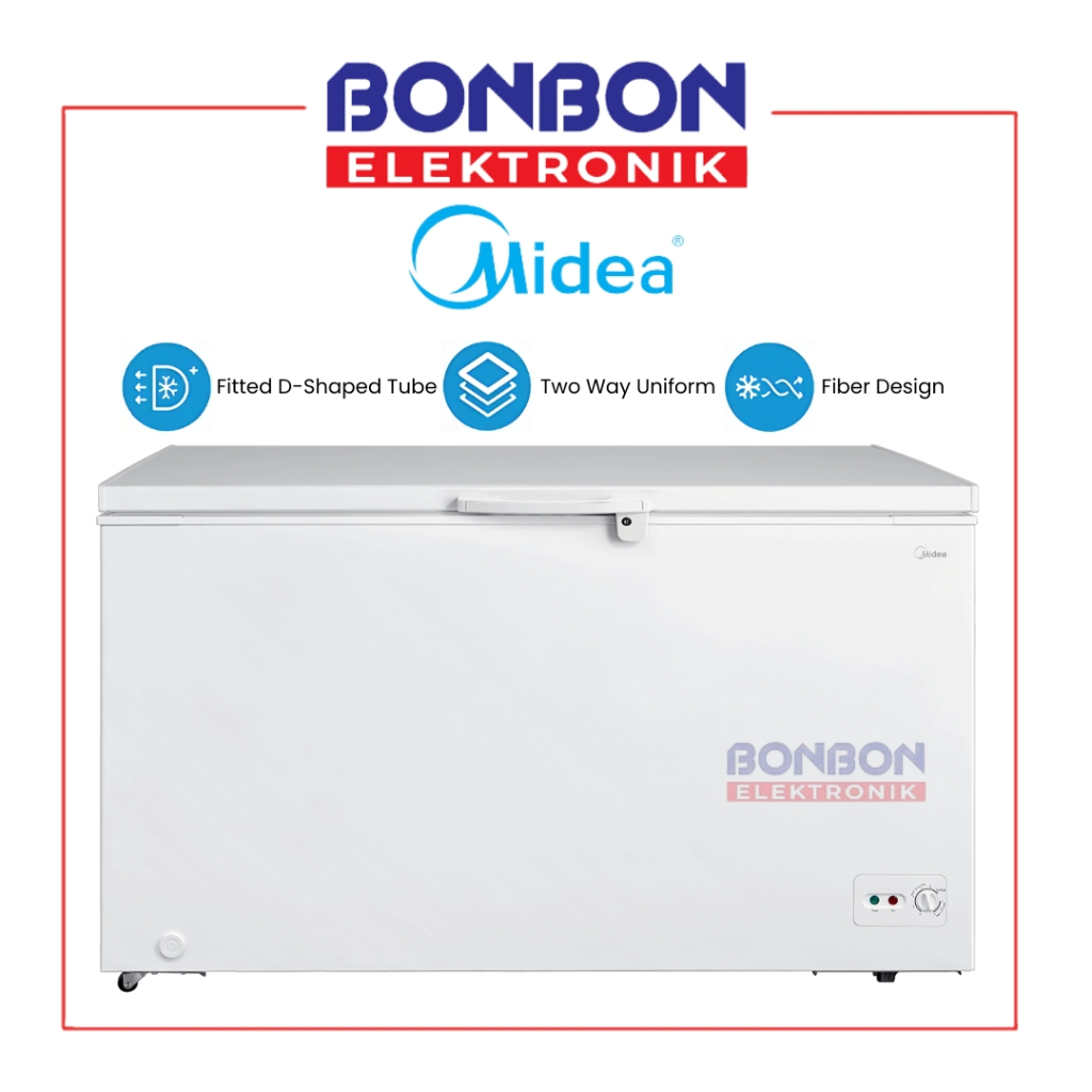Midea Chest Freezer 450 Liter HS-543CK / HS 543CK / HS543CK 450L