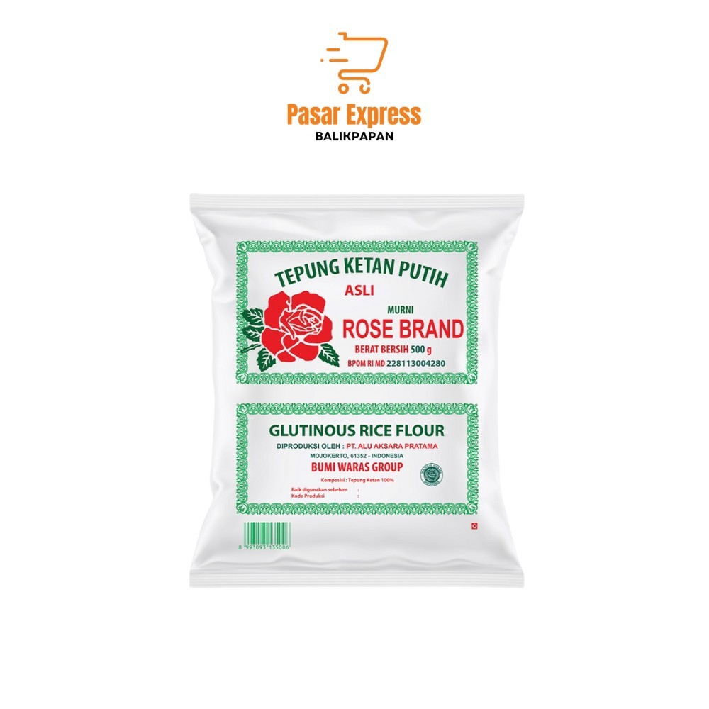 

Tepung Ketan Putih Rose Brand (500gr) - Pasar Express Balikpapan