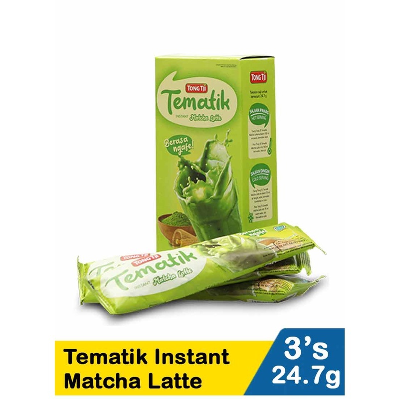 

TONG TJI TEMATIK MATCHA LATTE ISI 3 KTK 74 GR