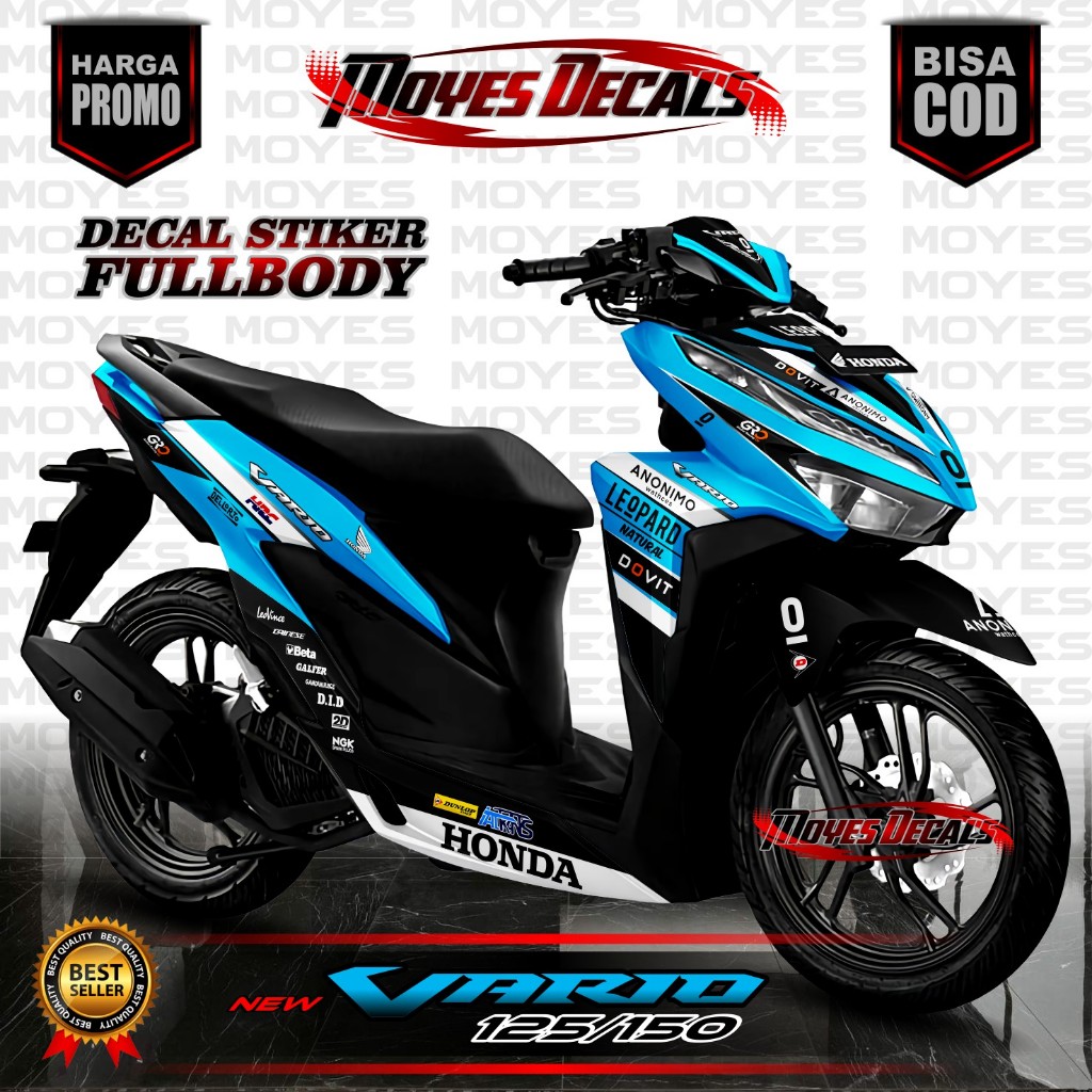 Decal Motor Vario 125/150 Keyles 2018-2019 - Stiker Motor Vario 125/150 Keyles 2018-2019 Fullbody Pr