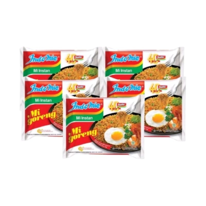 

Indomie Goreng 80 gram isi 5pcs dan 10pcs