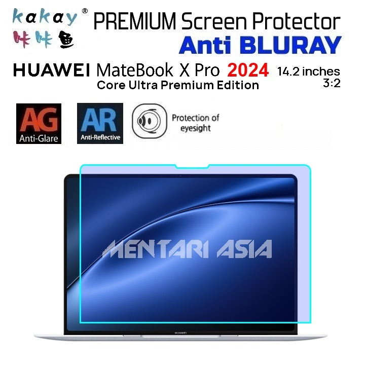 Screen Protector HUAWEI MateBook X Pro 14.2" (2024) - KAKAY Premium ANTI BLURAY Eye Protection