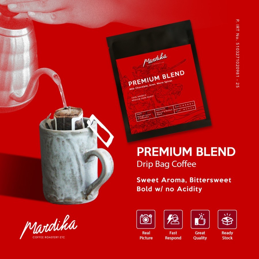 

PREMIUM BLEND - DRIP KOPI - Mardika Coffee Roastery