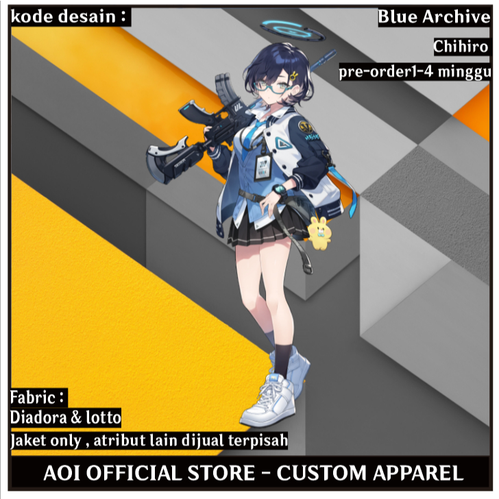 Jaket Kagami Chihiro blue archive