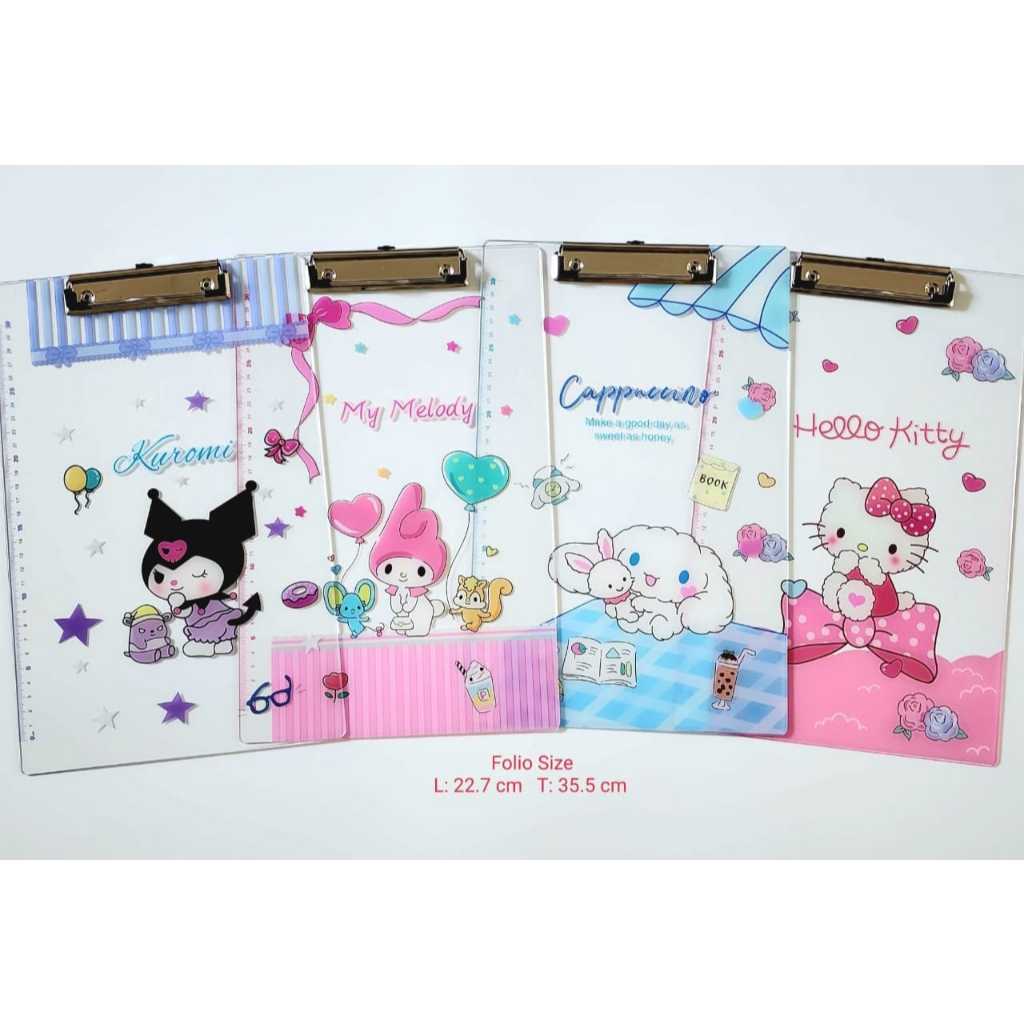 

CLIPBOARD F4 PAPAN UJIAN PLASTIK MOTIF TRANSPARANT TEBAL LUCU BENING CLIP BOARD FOLIO