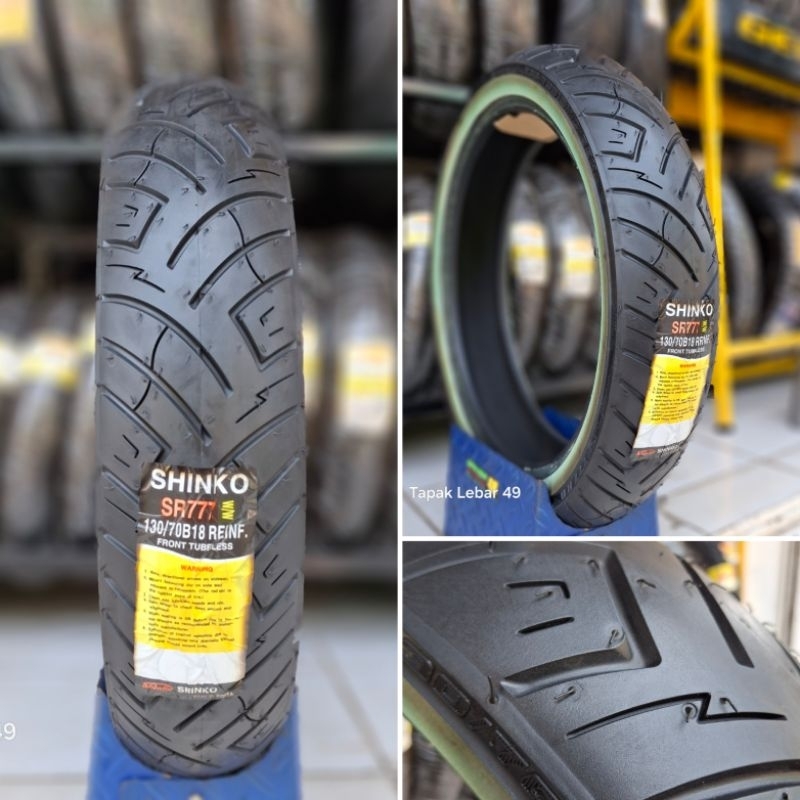 Ban SHINKO SR777 Cruiser WW 130.70.18 Front Ring 18 HD Sportster Custom Chopper Bobber Bagger dll