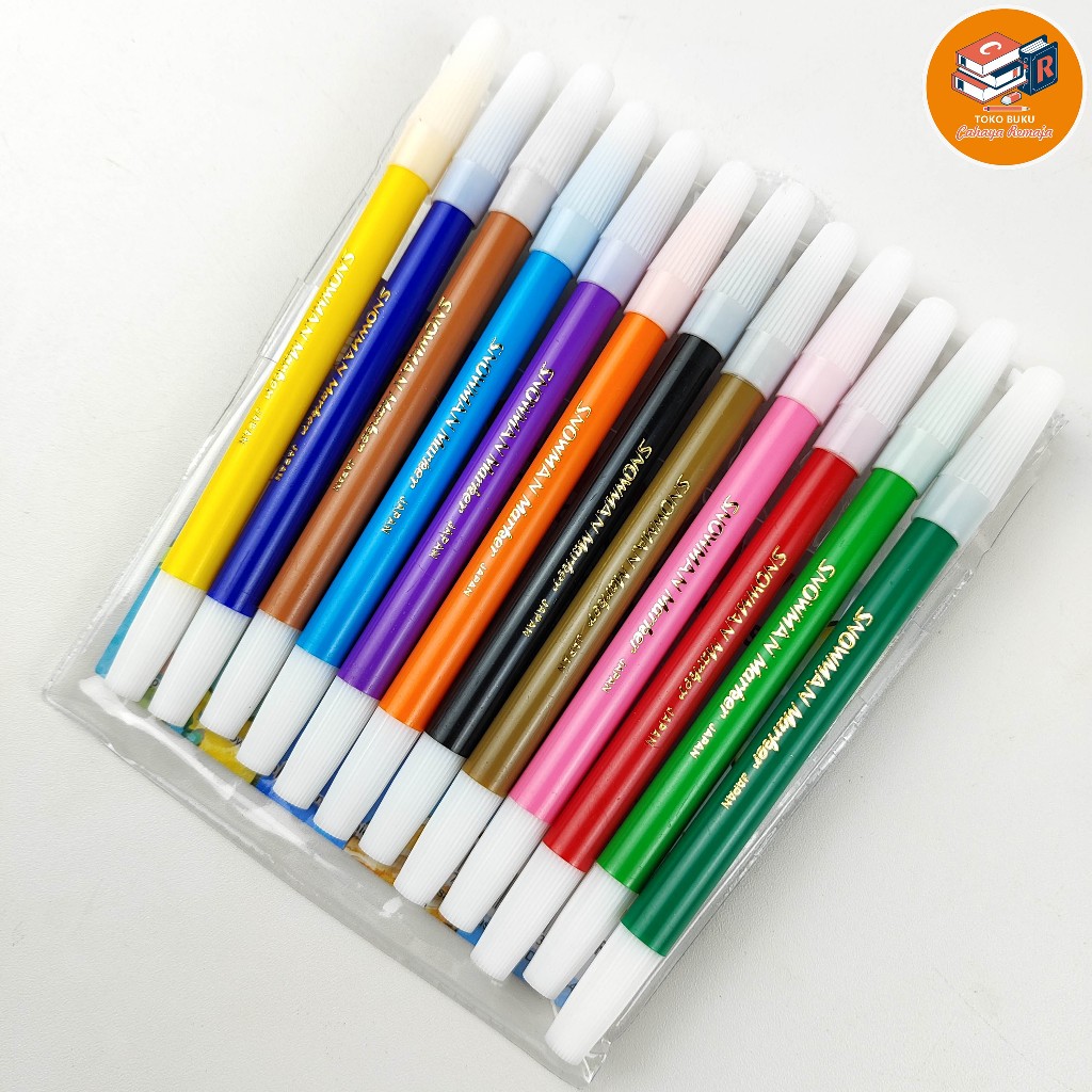 

Spidol Snowman 1Set 12warna Coloring Marker PW-12A