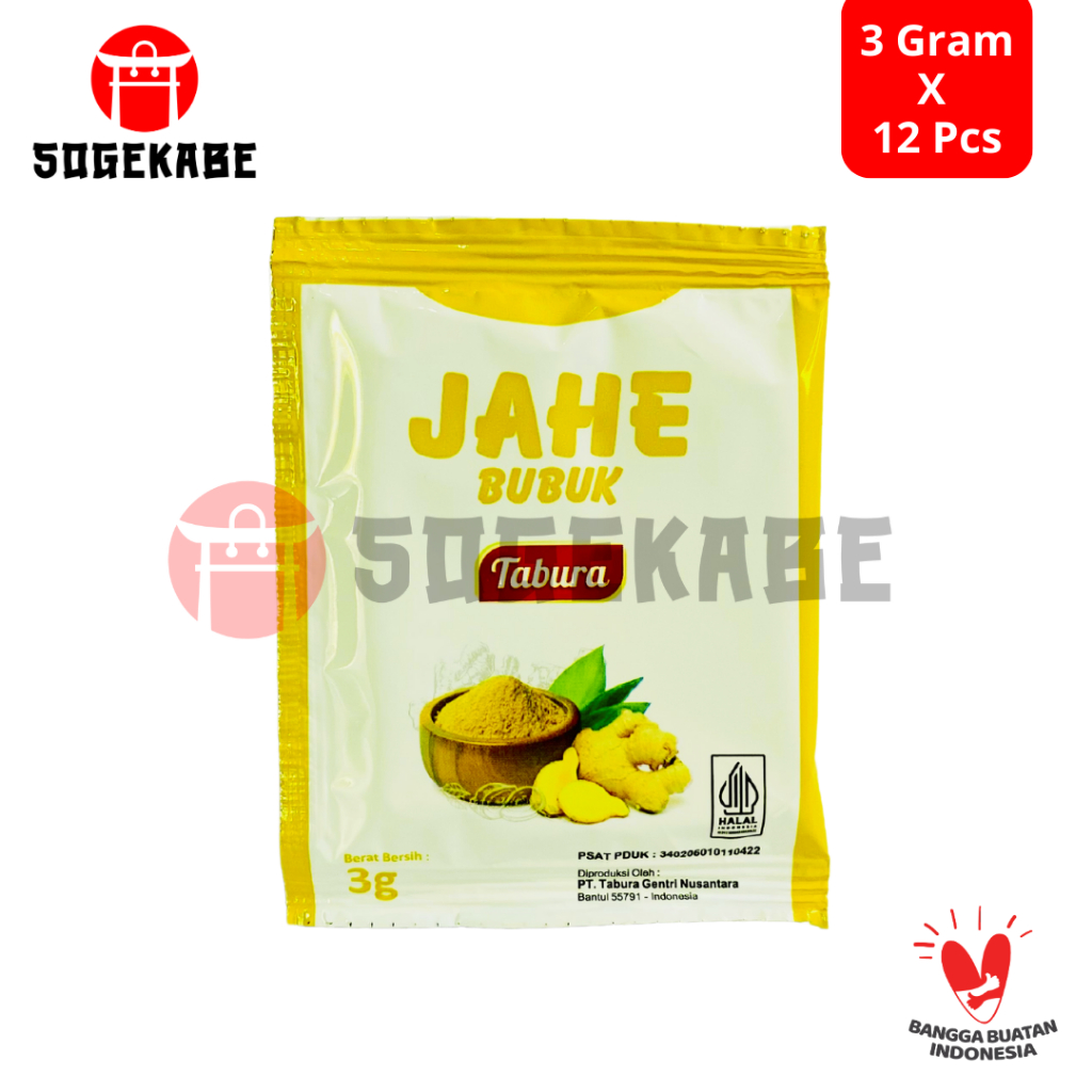 

Jahe Bubuk | Jahe Bubuk Tabura 3 Gr