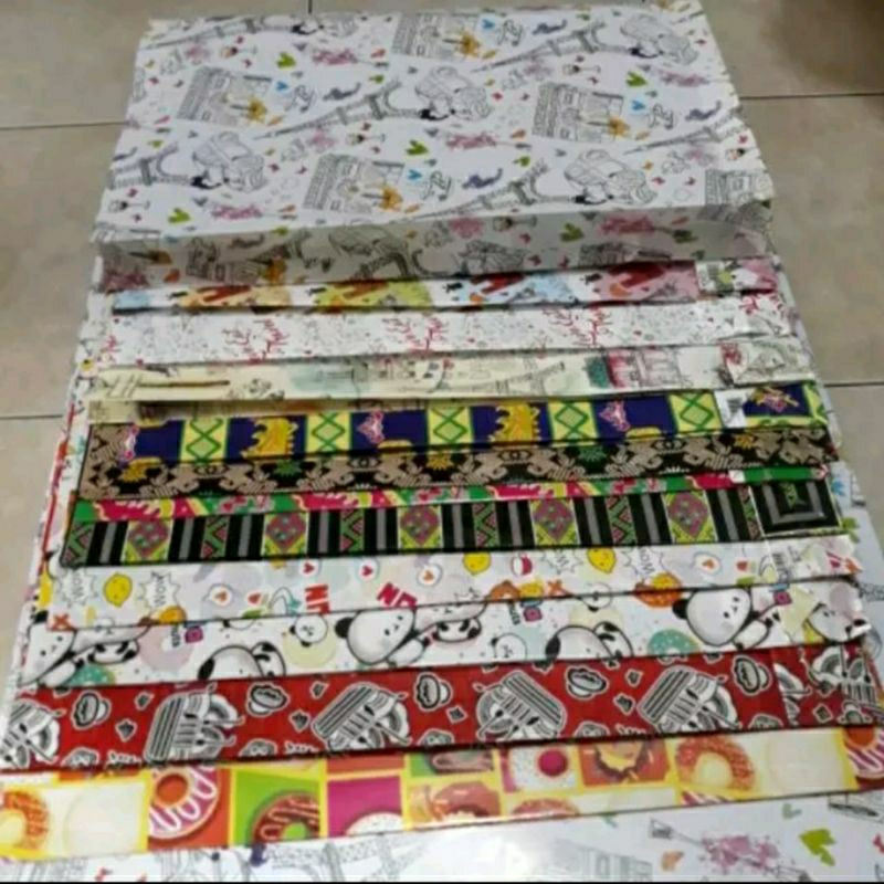 

kertas kado lipat utk 1 sprei