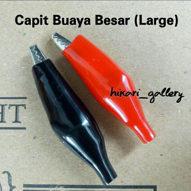 JEPIT BUAYA BESAR (SEPASANG) Clip Karet / Capit buaya Besar