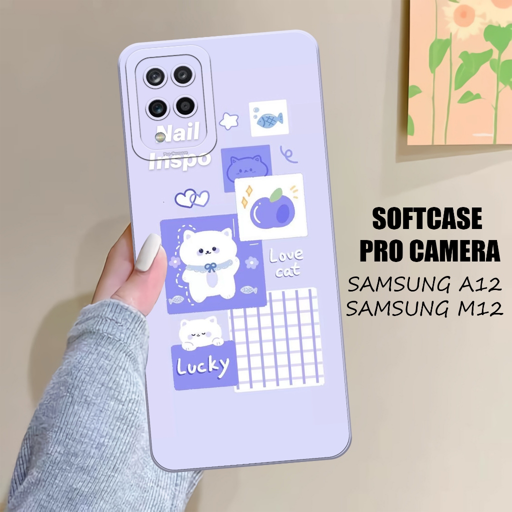 Case SAMSUNG  A12 - M12 - SAMSUNG  A12 - M12  Terbaru - Softcase  SAMSUNG A12 - M12  - Softcase Pro 