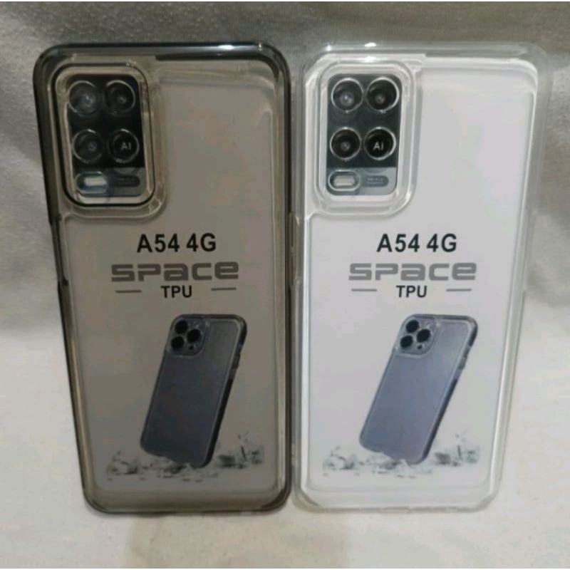 SOFTCASE OPPO A54 4G Silikon Casing Case Bening Transparan Camera
