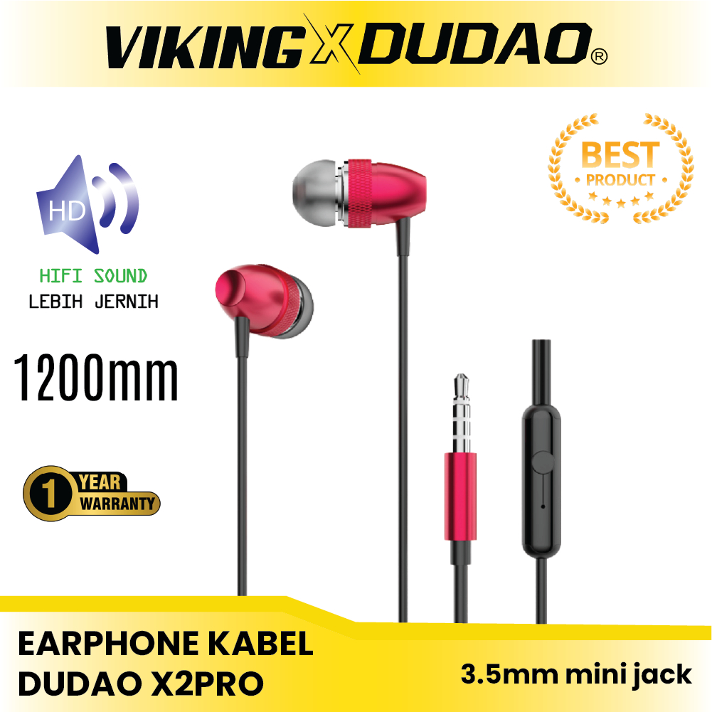 VIKING x DUDAO Earphone X2PRO Wired Earphone