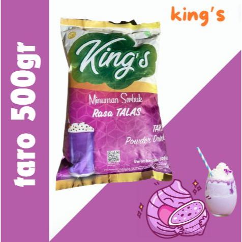 

BUBUK MINUMAN KING 500GR BUBUK MINUMAN 500GR RASA TARO