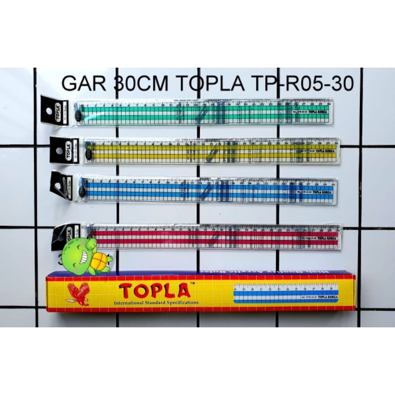 

Pengaris TOPLA ukuran 30cm