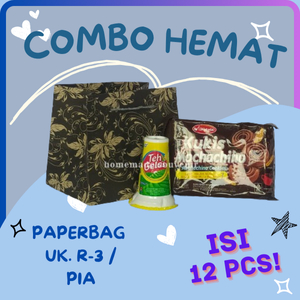 

Tas Souvenir Kertas Ukuran R3/Pia Motif Random 17x12x16 cm - 12 Pcs, Cocok untuk Hadiah & Tas Kado