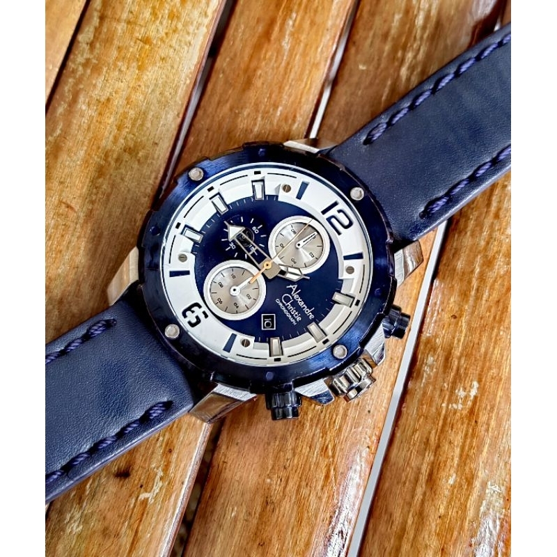 JAM TANGAN ALEXANDRE CHRISTIE 6410MC SECOND PRELOVED