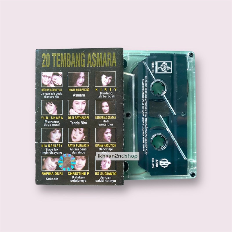 Kaset Pita 20 Tembang Asmara