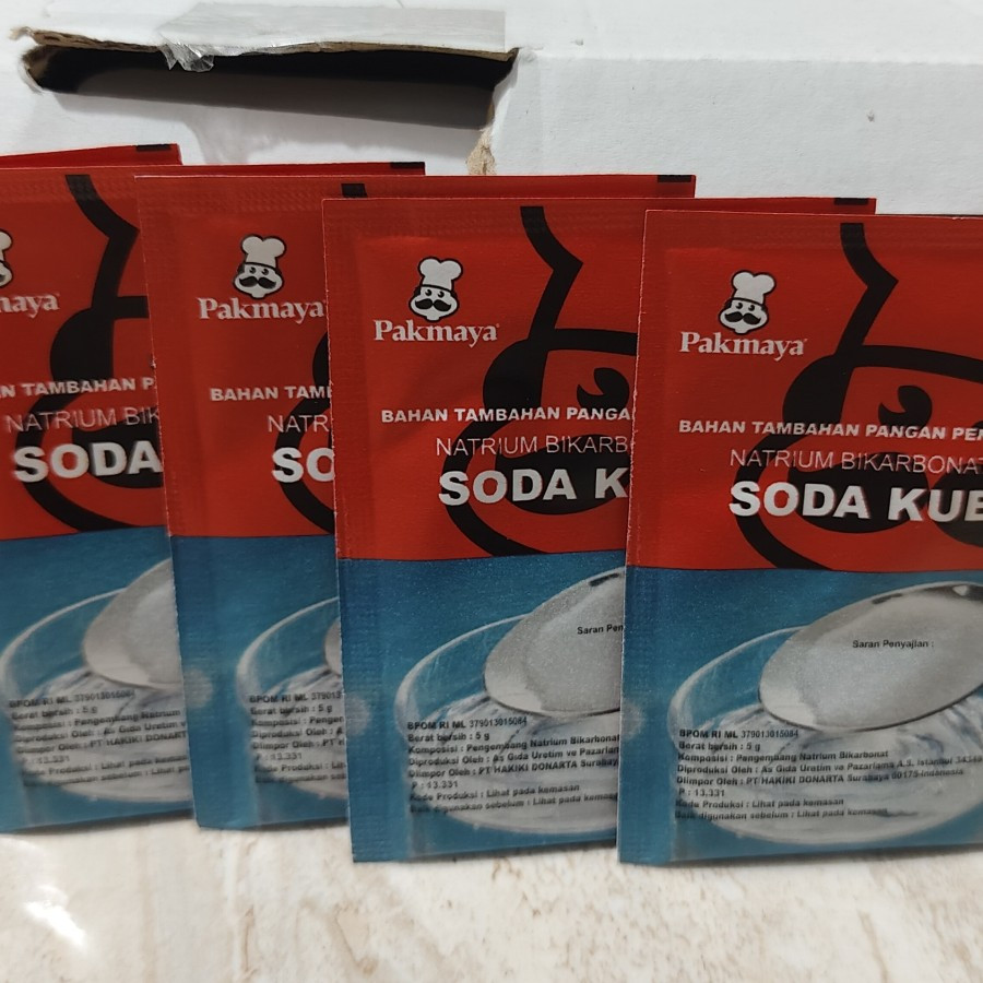 

Pakmaya Soda Kue 1 sachet 5gr Pengembang Baking