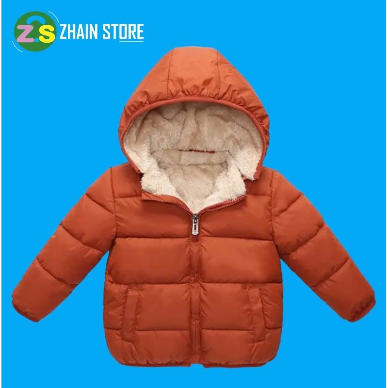 Jaket winter anak bulu / Jaket winter anak perempuan / Jaket winter anak laki-laki