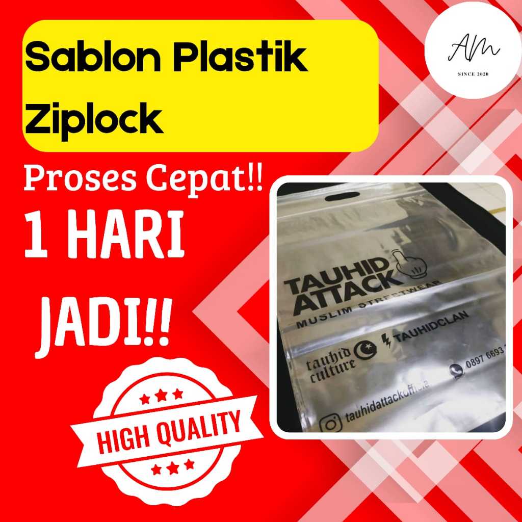 

Sablon Ziplock berbagai ukuran FREE DESIGN
