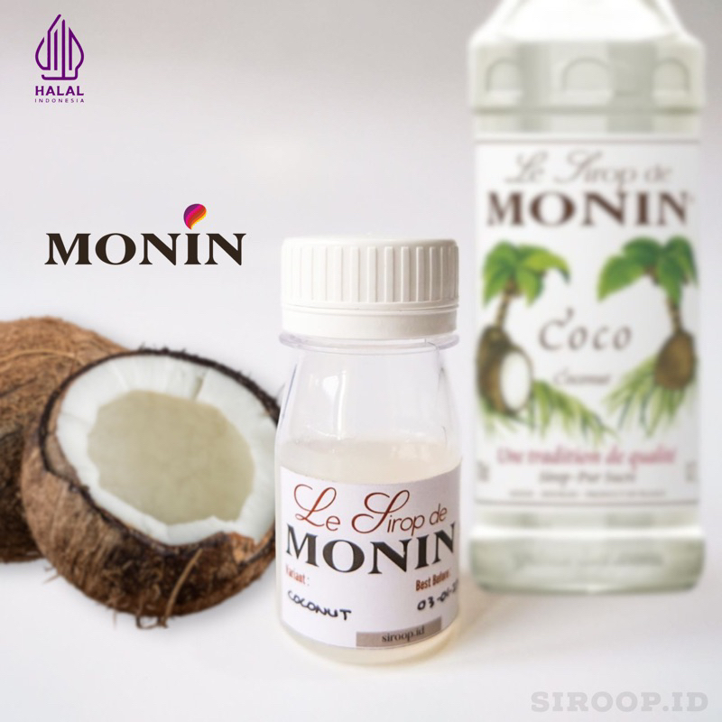 

Repack Monin Syrup Coconut (30ml,75ml,100ml)