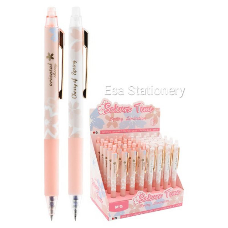 

Roller gel/rubber M&G iErase Sakura time, tip 0.5 mm, blue filling