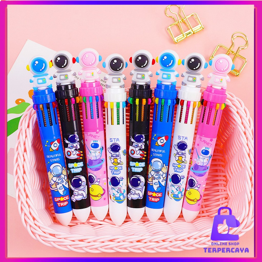 

OST Pulpen Mekanik 10 Warna Pena Mekanik Motif 3D Boneka Astronot Bolpen Gel Tinta 10 Warna Karakter Lucu Dengan Pilihan Warna Beragam Alat Tulis Sekolah Anak Super Imut