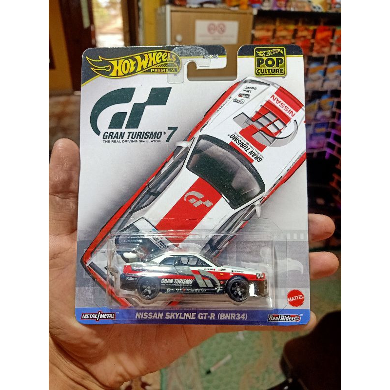 hot wheels premium Nissan skyline GT-R (BNR34) Grand Turismo