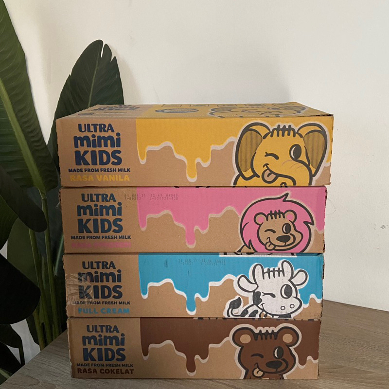 

susu UHT ultra mimi kids 125ml isi 40 pcs / karton (khusus instan-bandung area)