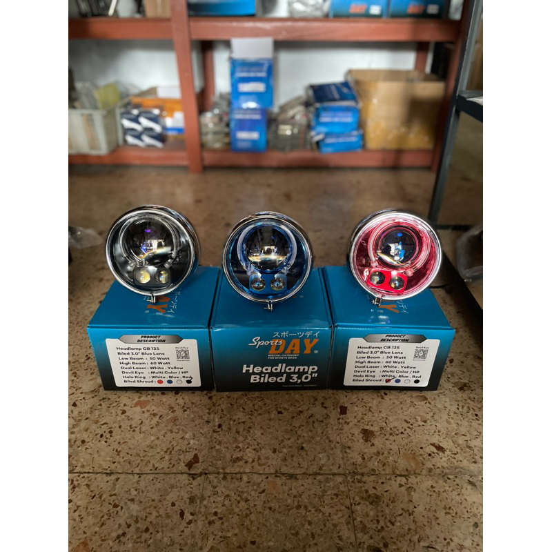 LAMPU BILED SET BATOK CB125 RGB BILET SET BATOK CB125 day batok cb 125 set biled