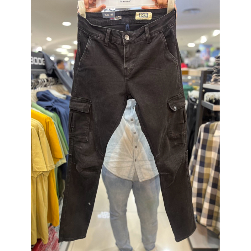 Cargo Pria Bombboogie , Celana Cargo Bombboogie Original 100%